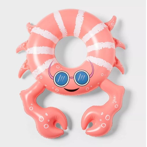 Crab Swim Tube Water Floats and Inflatables - Sun Squad - 154 lb capacity - NIB - Picture 1 of 5